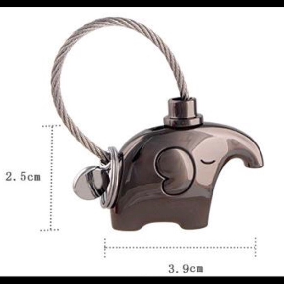 Matching BFF Couples keyring key Chain elephant - Picture 5 of 8